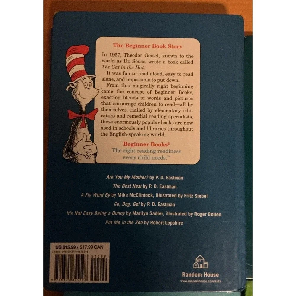Lot Of 4 Dr Seuss book Hardcover Books The big Blue book For Beginner Books More